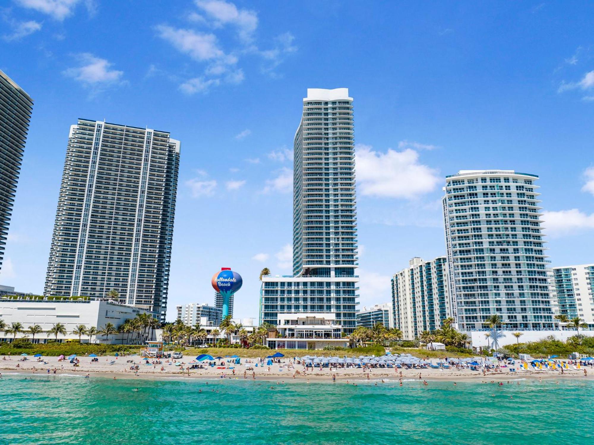 Wonderful 2/2 Condo W Ocean View At Hyde Beach Χόλιγουντ Εξωτερικό φωτογραφία