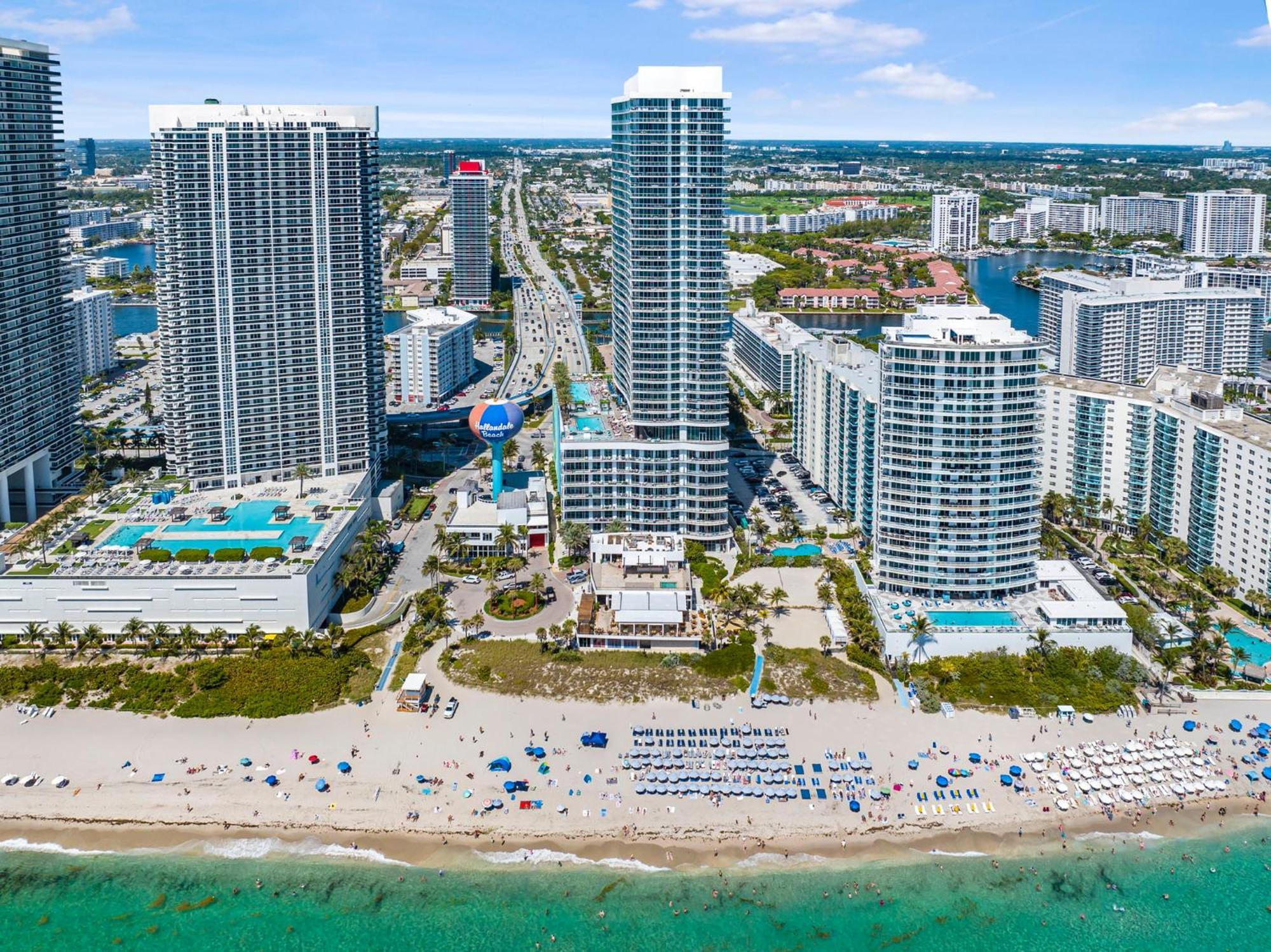 Wonderful 2/2 Condo W Ocean View At Hyde Beach Χόλιγουντ Εξωτερικό φωτογραφία